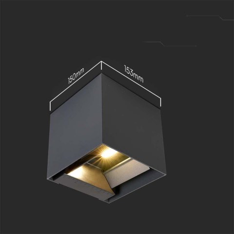 Oprawa Ścienna Solarna V-TAC 9W LED COB IP65 Czujnik Ruchu VT-409CCT 3800lm