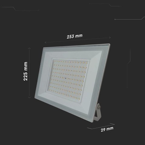 Projektor LED V-TAC 100W LED SMD 6500K Biały VT-44109 6500K 8150lm