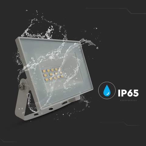 Projektor LED V-TAC 10W LED SMD 6400K Biały VT-44012 6500K 730lm