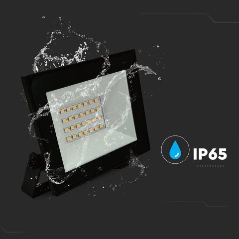 Projektor LED V-TAC 20W LED SMD 4000K Czarny VT-44022 4000K 1510lm