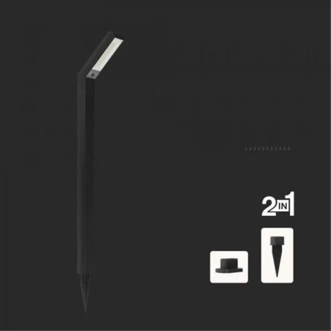 Słupek Ogrodowy V-TAC Solarny LED 1,7W 85cm VT-10185 3000K-4000K-6500K 80lm