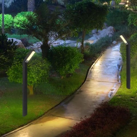 Słupek Ogrodowy V-TAC Solarny LED 1,7W 85cm VT-10185 3000K-4000K-6500K 80lm