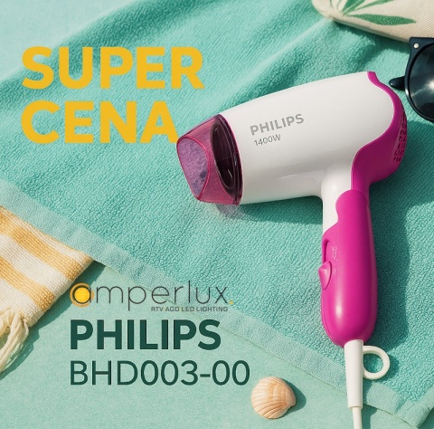 suszarka philips na ręczniku plażowym