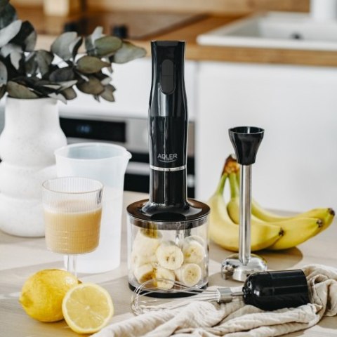 Adler Blender ręczny-|Zestaw | Pojemnik 500ml | Pojemnik z miarką: 700ml