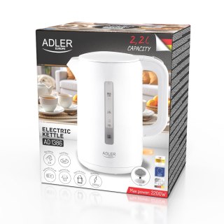 Adler Czajnik elektryczny 2,2 L - biały