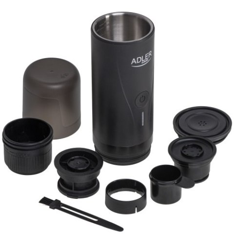 Adler Ekspres przenośny do kawy | Bateriia 7500mAh | Ciśnienie 20 BAR | Zasilanie USB