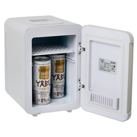 Adler Mini lodówka 4L | Chłodzenie i podgrzewanie | Do domu i samochodu | System Peltiera