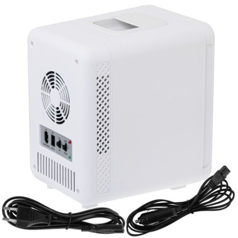 Adler Mini lodówka 4L | Chłodzenie i podgrzewanie | Do domu i samochodu | System Peltiera