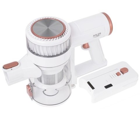 Adler Odkurzacz pionowy z dotykowym wyświetlaczem LED | 4 tryby ssania | Silnik bezszczotkowy | HEPA 13 | Do 70 m²