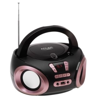 Adler Radio Boombox CD-MP3 | USB | FM Radio | AUX | Gniazdo słuchawkowe