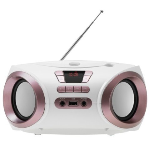 Adler Radio Boombox CD-MP3 | USB | FM Radio | AUX | Gniazdo słuchawkowe