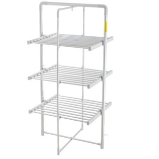 Adler Składana elektryczna suszarka do ubrań | 300W | Oszczędzająca miejsce | IP22