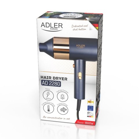 Adler Suszarka do włosów - 1800W