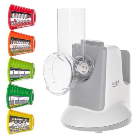 Adler Szatkownica do warzyw z 5 nasadkami