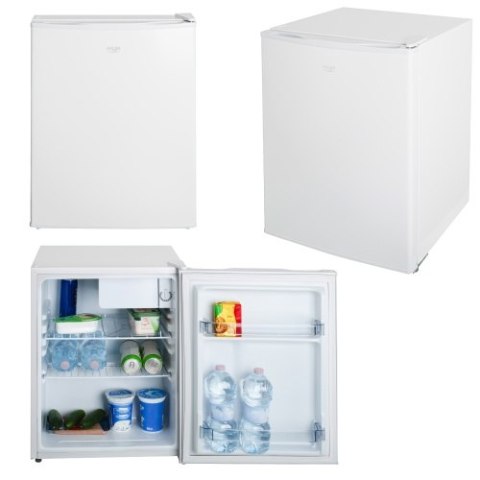 Adler Wolnostojąca lodówka podblatowa 58L| Metalowe drzwi | Regulacja chłodzenia | Agregatowa | Biała