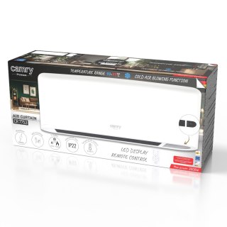 Camry Kurtyna powietrzna z wyświetlaczem LED | Montaż ścienny | Pilot zdalnego sterowania