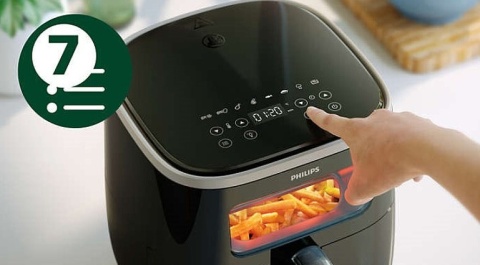 Frytkownica beztłuszczowa Philips Ovi XL HD9257/80