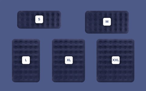 Materac dmuchany dwuosobowy REBEL ACTIVE 203x152x22