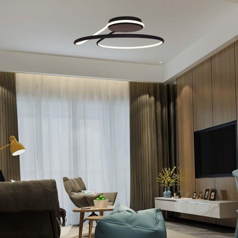 Oprawa Sufitowa V-TAC 54W LED TRIAC Czarna VT-7762 4000K 5330lm