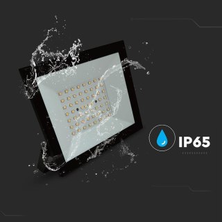 Projektor LED V-TAC 50W LED SMD 6500K Czarny VT-44054 6500K 4000lm