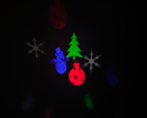 Projektor LED - wielokolorowy