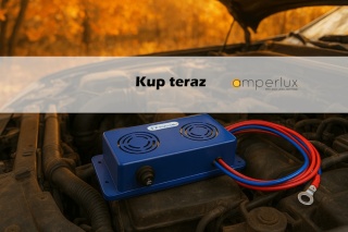 Samochodowy odstraszacz gryzoni, kun, szczurów, myszy 12V DUO-LED