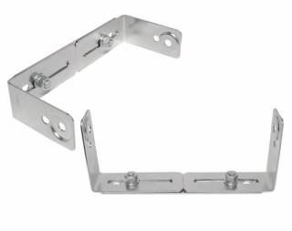 Uchwyt radia CB regulowany srebrny