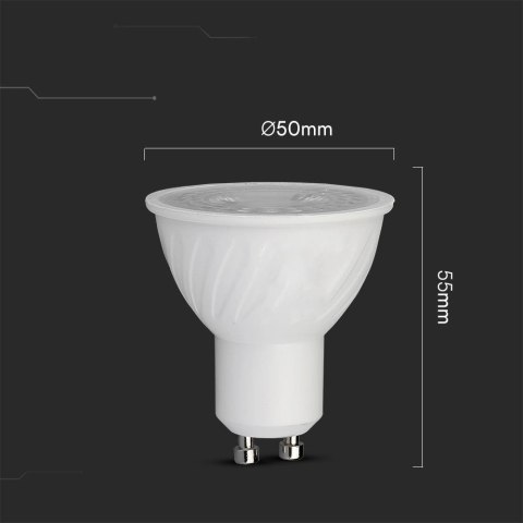 Żarówka LED V-TAC CREE CHIP 6W GU10 38st Ściemnialna VT-227D 4000K 445lm