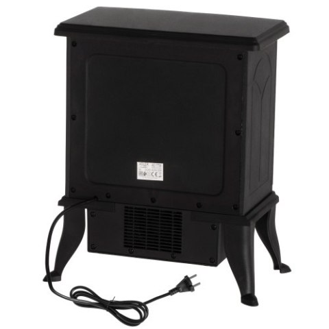 Adler Kominek elektryczny | 2 poziomy grzania: 1000W / 1800W | Efekt 3D płomienia | Termostat