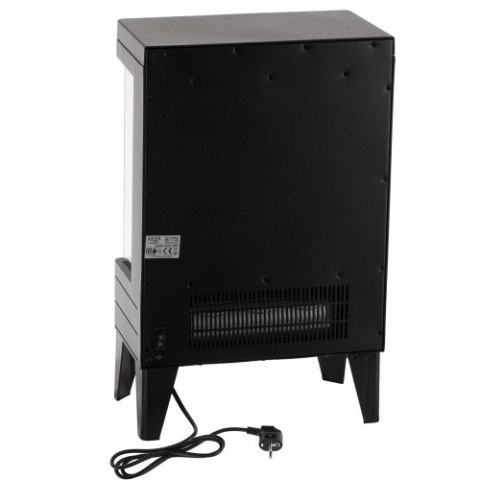 Adler Kominek elektryczny LED z pilotem | 3D efekt płomienia | 2 moce grzania 1000W/2000W | Termostat