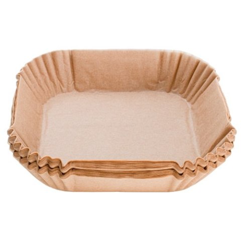 Adler Papierowe wkłady do frytkownicy - 16 cm| 100 szt. | Do 240°C | Biodegradowalne