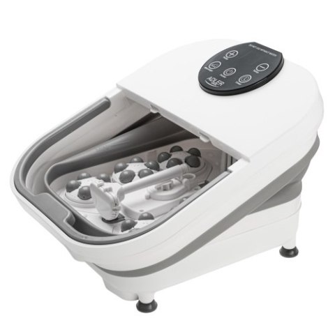 Adler Składany hydromasażer do stóp z masażem mechanicznym, podgrzewaniem wody i panelem LED