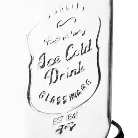 Adler Słój do napojów z kranikiem 4L ze stojakiem | Szklany dyspenser z zapasowym kranikiem