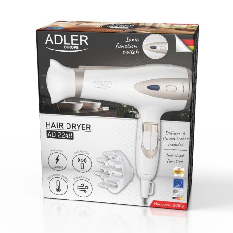 Adler Suszarka 2200W ION + dyfuzor