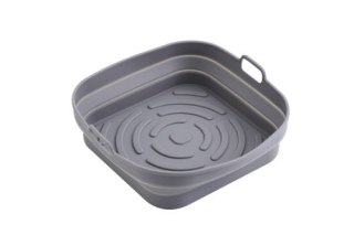 Adler Tacka silikonowa do frytkownicy powietrznej | Kwadratowa | 19,7 cm | Wielokrotnego użytku | Silikon spożywczy BPA Free