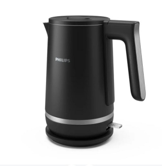 Czajnik stalowy 1,7 l z podwójną ścianką czarny Philips HD9395/90