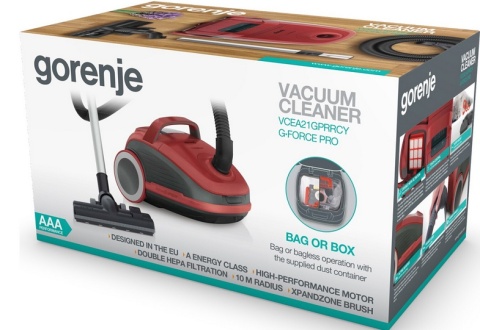 Odkurzacz workowy Gorenje VCEA21GPRRCY