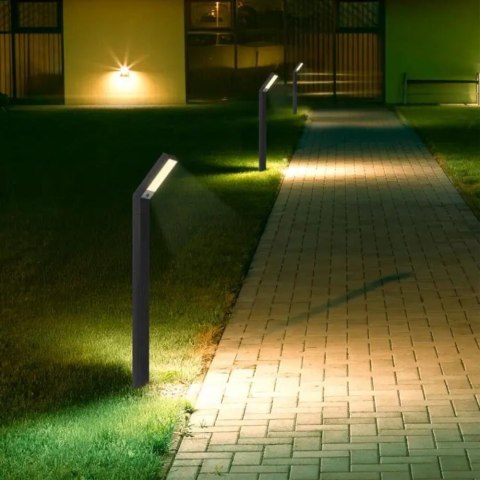 Słupek Ogrodowy V-TAC Solarny LED 1,7W 85cm VT-10185 3000K-4000K-6500K 80lm