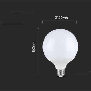 Żarówka LED V-TAC 22W kula glob G120 E27 VT-242-N 4000K 2600lm 2 lata Gwarancji