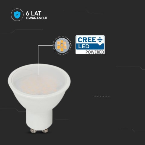 Żarówka LED V-TAC CREE CHIP 4,5W GU10 110st VT-205 6500K 400lm 6 lat Gwarancji