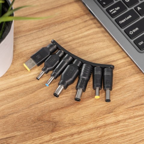 Zasilacz uniwersalny Kruger&Matz 90W z funkcją Power Delivery 7 końcówek