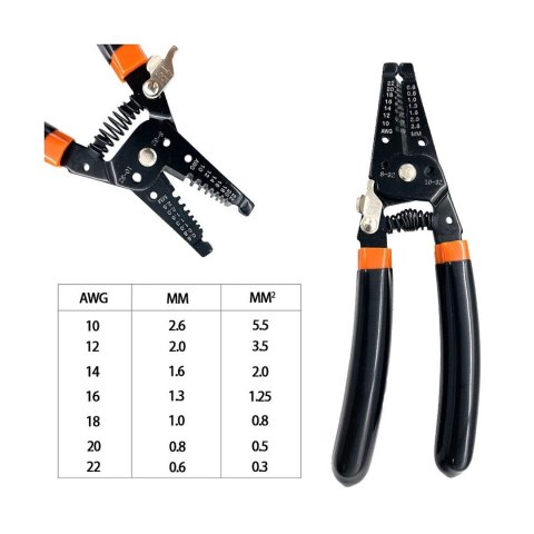 Zestaw zaciskarka z wymiennymi beznarzędziowo szczękami + cęgi