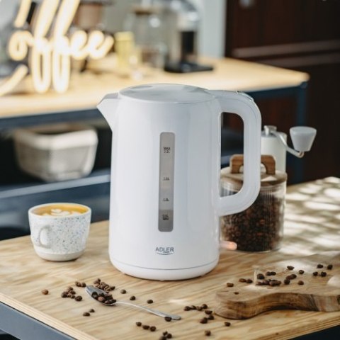 Adler Czajnik elektryczny 2,2 L - biały