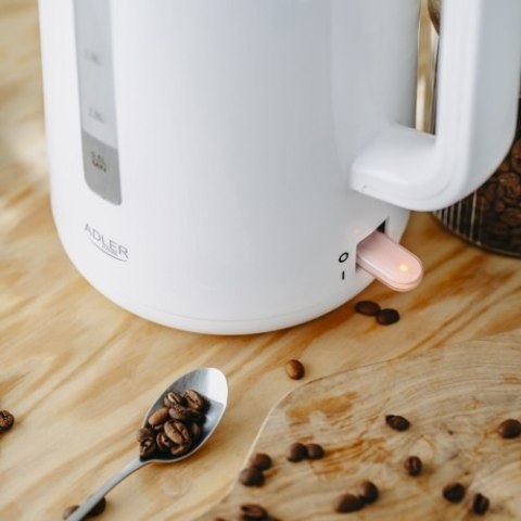 Adler Czajnik elektryczny 2,2 L - biały