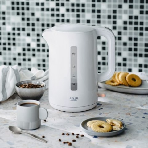 Adler Czajnik elektryczny 2,2 L - biały