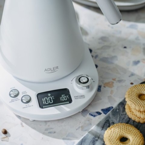 Adler Czajnik metalowy z długą wylewką 1,0L