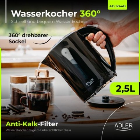 Adler Czajnik plastikowy 2,5 L