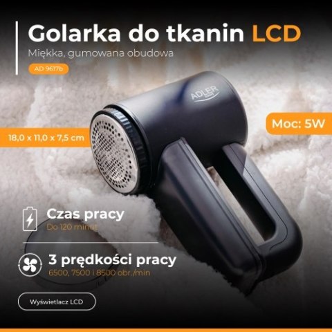Adler Golarka do tkanin LCD