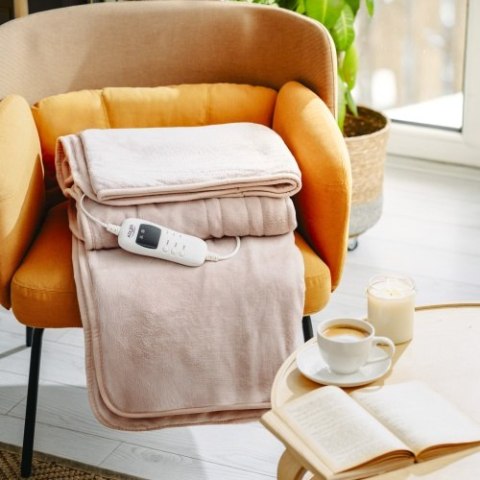 Adler Koc elektryczny - Super Miękki Nakładany z Pilotem LCD | 160x180 cm