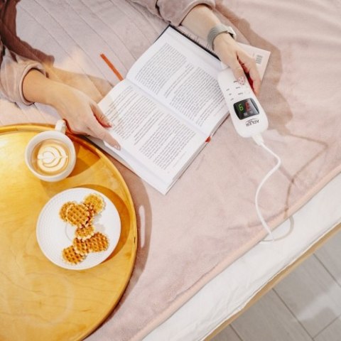 Adler Koc elektryczny - Super Miękki Nakładany z Pilotem LCD | 160x180 cm